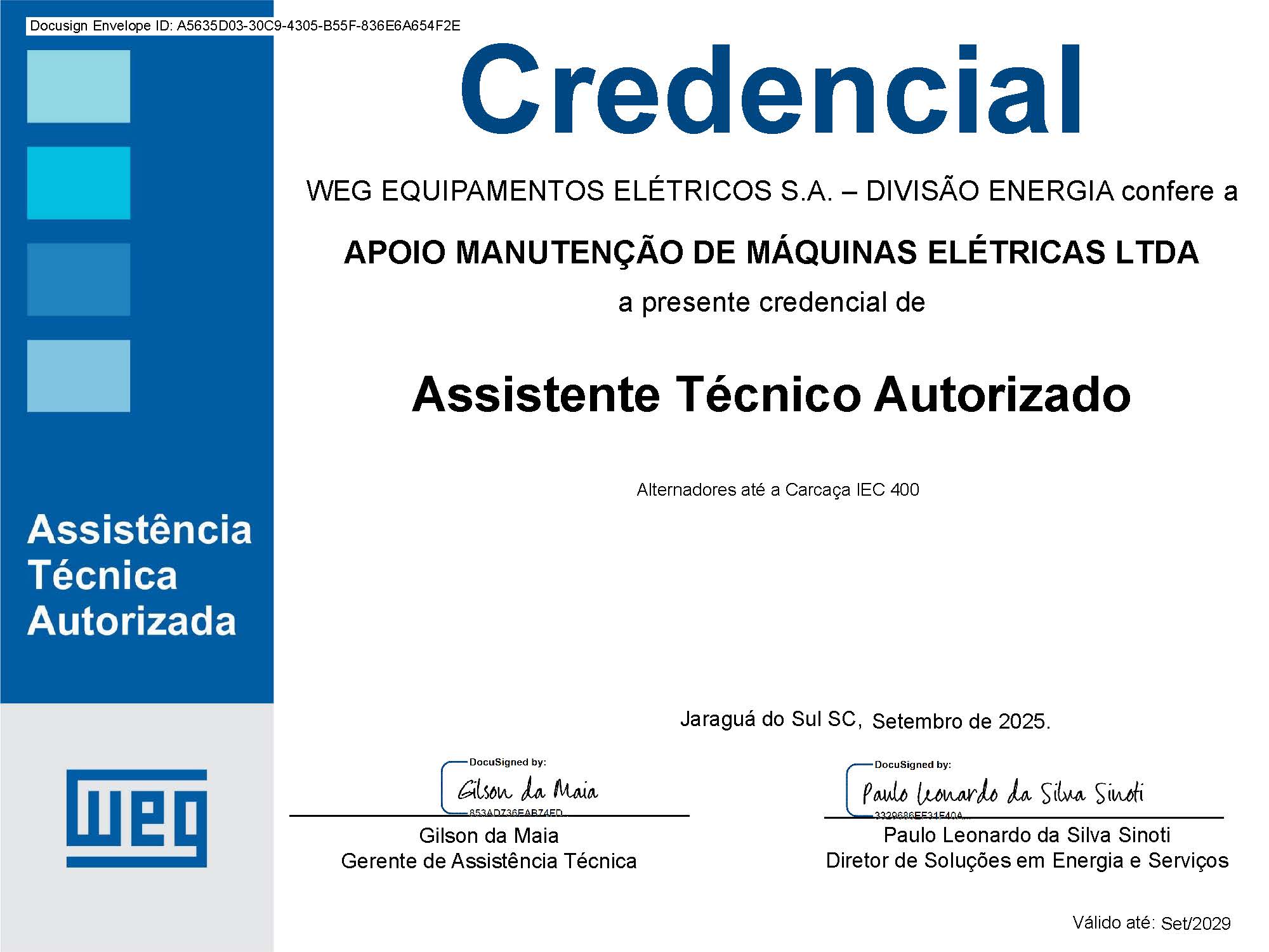Assitência Técnica WEG